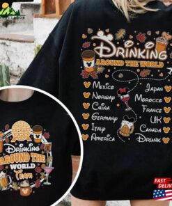 Snacking Around The World Drinking Disney Halloween 2 Sided Shirts T-Shirt Hoodie Snacking Around The World Drinking Disney Halloween 2 Sided Shirts T-Shirt Hoodie