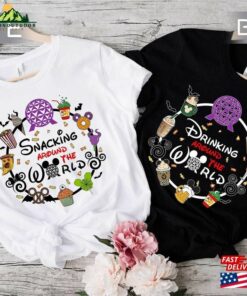 Snacking Around The World Halloween Shirt Drinking Epcot Disney Unisex Classic 2 Snacking Around The World Halloween Shirt Drinking Epcot Disney Unisex Classic 3