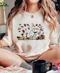 Snoopy Autumn Comfort Colors Shirt Fall Peanuts Sweatshirt Hoodie