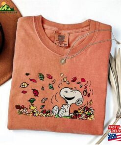 Snoopy Autumn Comfort Colors Shirt Fall Peanuts Sweatshirt Hoodie