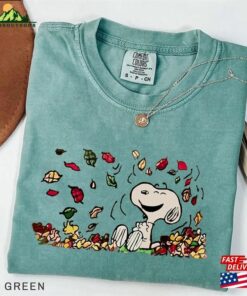 Snoopy Autumn Comfort Colors Shirt Fall Peanuts Sweatshirt Hoodie 3