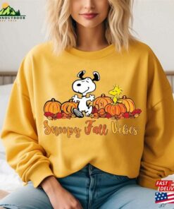 Snopy Fall Vibes Shirt Dog Cartoon Hoodie Christmas Sweatshirt Classic Snopy Fall Vibes Shirt Dog Cartoon Hoodie Christmas Sweatshirt Classic