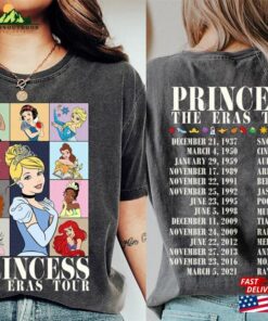 Snow White Cinderella Princess Tour Backside Disneyland 100Th Celebration Comfort Colors T-Shirt Classic Unisex Snow White Cinderella Princess Tour Backside Disneyland 100Th Celebration Comfort Colors T-Shirt Classic Unisex