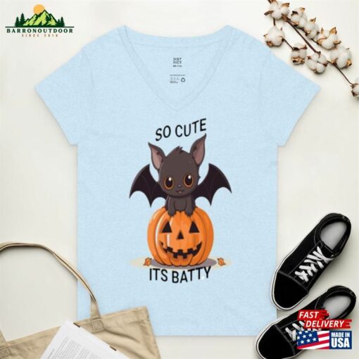 So Cute Its Batty Eco V Neck T-Shirt Hoodie Classic