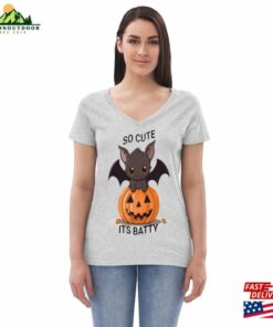 So Cute Its Batty Eco V Neck T Shirt Hoodie Classic 4