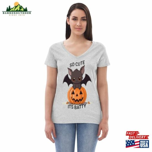 So Cute Its Batty Eco V Neck T-Shirt Hoodie Classic