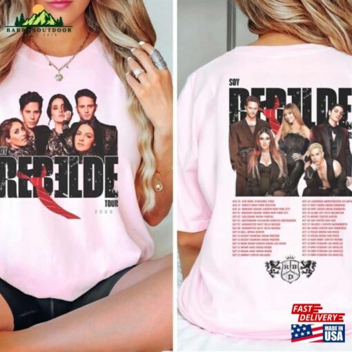 Soy Rebelde Tour 2023 2 Sides Shirt Rbd Touring Classic T-Shirt