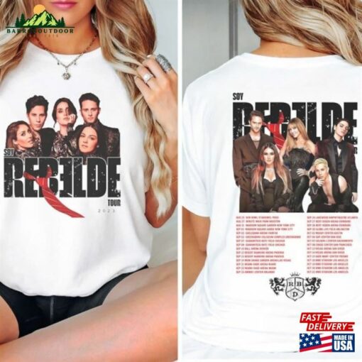 Soy Rebelde Tour 2023 2 Sides Shirt Rbd Touring Classic T-Shirt