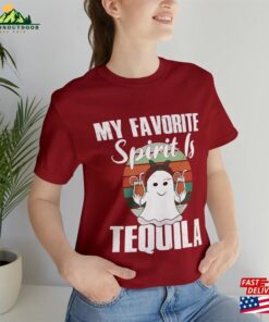 Spirit Of Tequila Halloween Ghost T-Shirt Spooky Drinking Shirt Unisex Hoodie