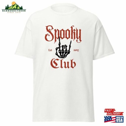 Spocky Club Halloween Party 2023 2024 Men Women Unisex Hoodie T-Shirt