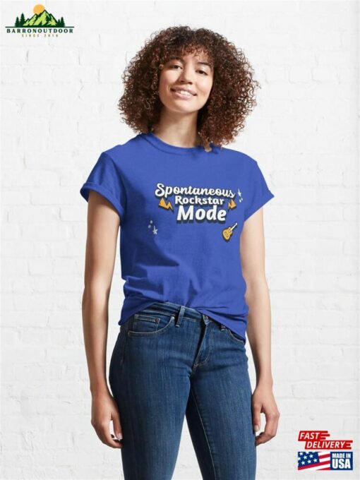 Spontaneous Rockstar Mode Guitar T-Shirt Unisex