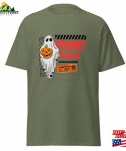 Spoocky Mama Haha Funny Design Halloween Party 2023 Horror Classic Sweatshirt