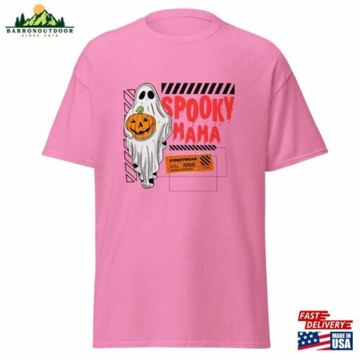 Spoocky Mama Haha Funny Design Halloween Party 2023 Horror Classic Sweatshirt