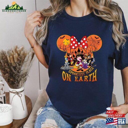 Spookiest Place On Earth Shirt Disney 2023 Halloween T Unisex Sweatshirt