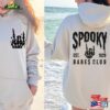 Spooky Babes Club Hoodie Printed Front And Back Vintage Skeleton Halloween Shirt T-Shirt Sweatshirt