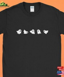 Spooky Ghosts Halloween Shirt Simple Cute T-Shirt Classic Hoodie