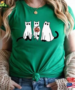 Spooky Halloween Cat Shirt Funny Black Tee 2023 T-Shirt Unisex 3 Spooky Halloween Cat Shirt Funny Black Tee 2023 T Shirt Unisex 4