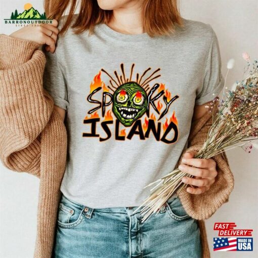 Spooky Island Scooby Doo Collage Unisex T-Shirt Shirt Sweatshirt Classic