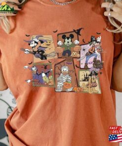 Spooky Mickey And Friends Shirt Pumpkin T-Shirt Disney Tee Birthday Gift Funny Halloween Season Classic Unisex