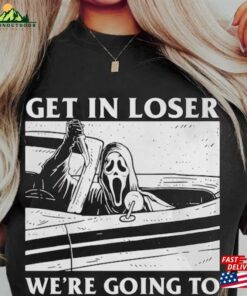 Spooky Retro Movies T-Shirt H Orror Halloween Unisex Shirt Get In Loser