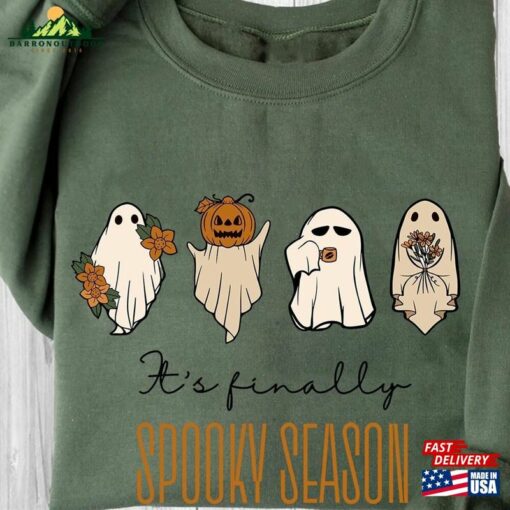 Spooky Season Ghost Halloween Sweatshirt T-Shirt