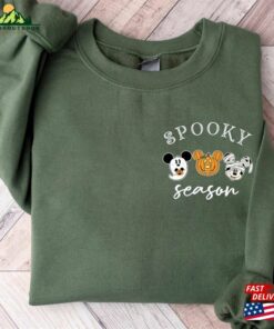 Spooky Season Mickey Head Sweatshirt Disney Halloween Shirt Pumpkin Unisex