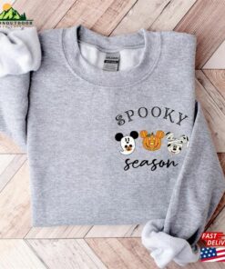 Spooky Season Mickey Head Sweatshirt Disney Halloween Shirt Pumpkin Unisex 3