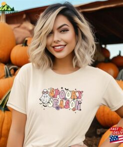 Spooky Season Sweatshirt Cute Shirt Halloween Gift Classic Unisex