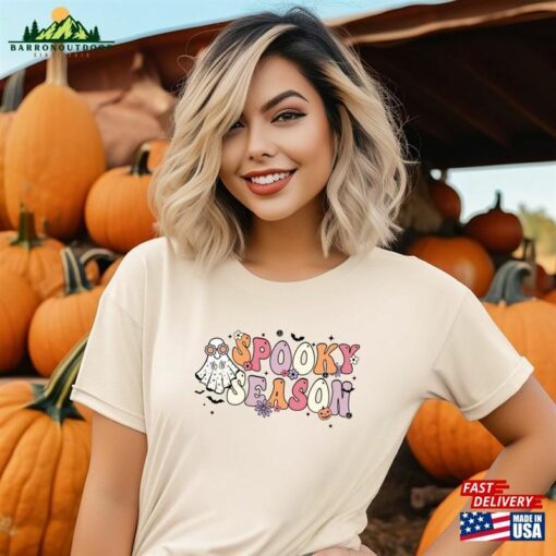 Spooky Season Sweatshirt Cute Shirt Halloween Gift Classic Unisex