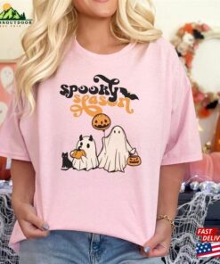 Spooky Season T-Shirt Ghost Halloween Party Shirt Classic Unisex