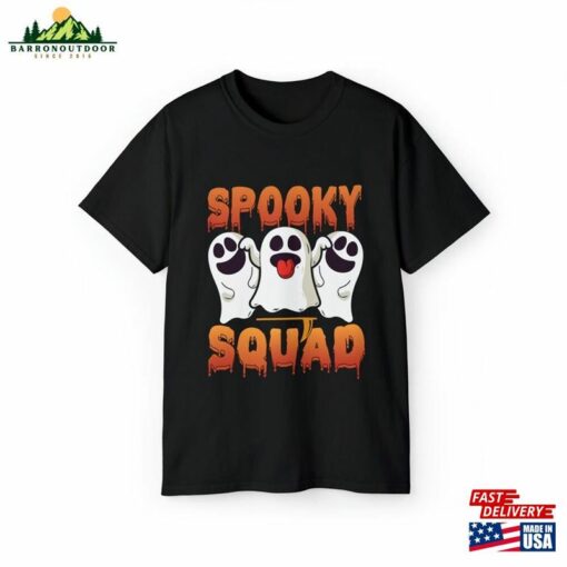 Spooky Squad Halloween T-Shirt Unisex Fashion Classic Fit Hoodie Sweatshirt