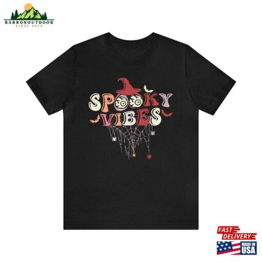 Spooky Vibes Halloween T Shirts Men And Women Fun Unisex Classic