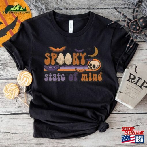 Spooky Vibes Shirt Funny Halloween Unisex Sweatshirt