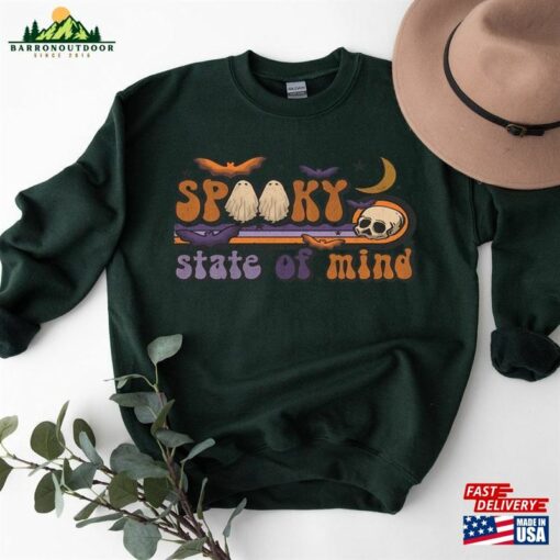 Spooky Vibes Shirt Funny Halloween Unisex Sweatshirt