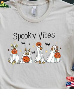 Spooky Vibes Shirt Halloween Ghost Hoodie Sweatshirt