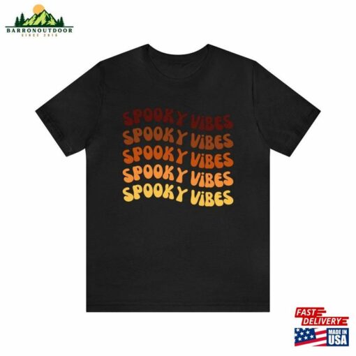 Spooky Vibes Tee Shirt Funny Halloween Unisex Sweatshirt