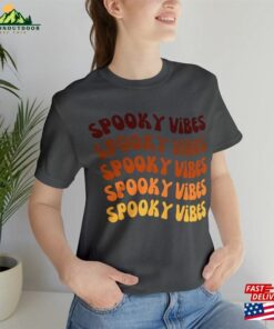 Spooky Vibes Tee Shirt Funny Halloween Unisex Sweatshirt 3