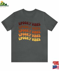Spooky Vibes Tee Shirt Funny Halloween Unisex Sweatshirt 4
