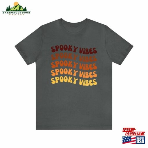 Spooky Vibes Tee Shirt Funny Halloween Unisex Sweatshirt