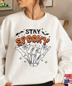 Stay Spooky Halloween Sweatshirt Vintage Sweater Gift Unisex
