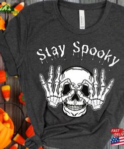 Stay Spooky Shirt Halloween 2023 Skeleton T Shirt Classic Hoodie 3