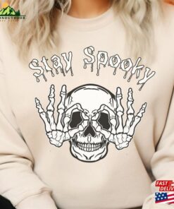 Stay Spooky Shirt Halloween 2023 Skeleton T Shirt Classic Hoodie 4