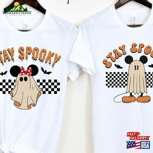 Stay Spooky Shirt Halloween Mickey Mouse Ghost Unisex Classic