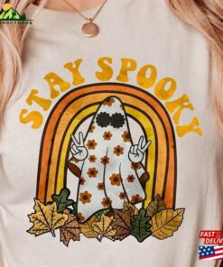 Stay Spooky Shirt Halloween Retro T-Shirt Fall Classic