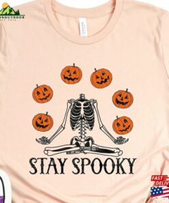 Stay Spooky Skeleton Shirt Season Sweatshirt Halloween Classic Hoodie