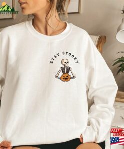 Stay Spooky T Shirt Minimal Halloween Classic Hoodie