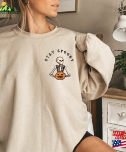 Stay Spooky T Shirt Minimal Halloween Classic Hoodie 3