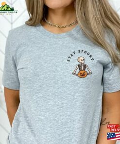 Stay Spooky T-Shirt Minimal Halloween Skeleton Pocket Shirt Classic Sweatshirt 3 Stay Spooky T Shirt Minimal Halloween Skeleton Pocket Shirt Classic Sweatshirt 4