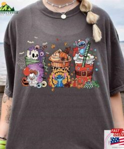 Stich Happy Hallothanksmas Comfort Shirt Mickey Halloween Coffee Vintage Disney Classic Sweatshirt Stich Happy Hallothanksmas Comfort Shirt Mickey Halloween Coffee Vintage Disney Classic Sweatshirt