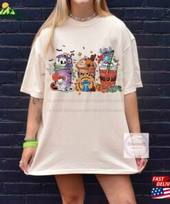 Stich Happy Hallothanksmas Comfort Shirt Mickey Halloween Coffee Vintage Disney Classic Sweatshirt